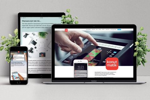 Konutmatik App Web Sitesi Tasarımı