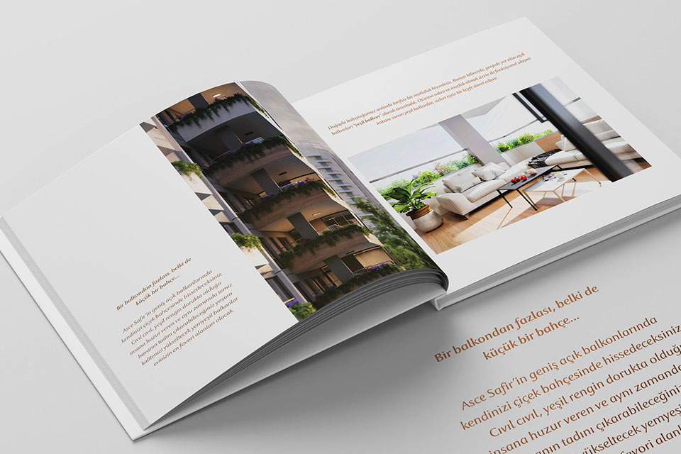 Safir İnşaat Projesi Katalog Tasarımı
